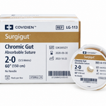 Covidien Chromic Gut Absorbable 2-0 Suture LG-113 Exp 2028-09-30 — New in Box