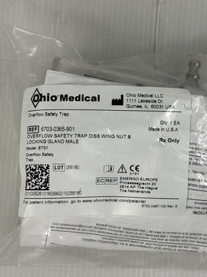 Ohio Medical Overflow Safety Trap ST01 — New in Box