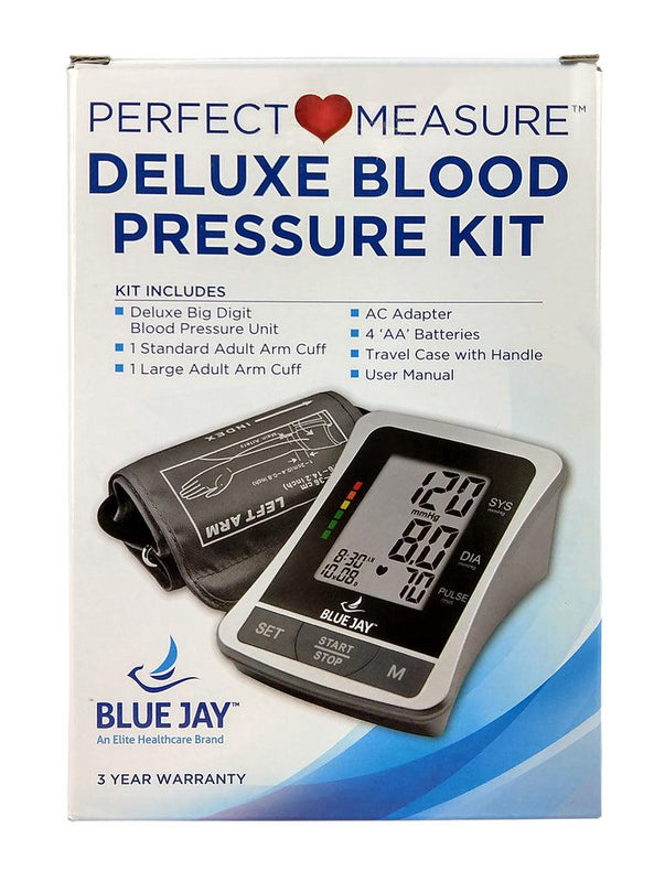 Blue Jay Perfect Measure Deluxe Blood Pressure Kit BJ120105 — New in Box